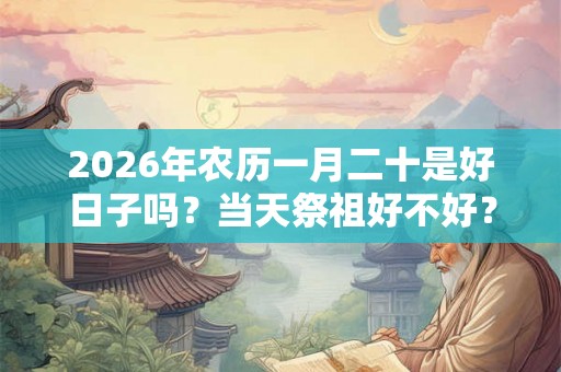 2026年农历一月二十是好日子吗?当天祭祖好不好? 2026年农历一月二十是好日子吗?当天祭祖好不好?