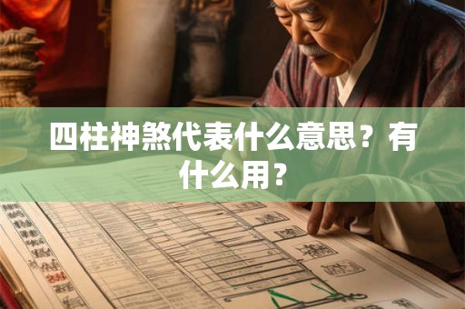 四柱神煞代表什么意思?有什么用? 四柱神煞代表什么意思?有什么用?