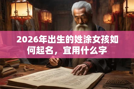 2026年出生的姓涂女孩如何起名，宜用什么字