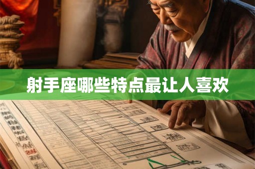 射手座哪些特点最让人喜欢