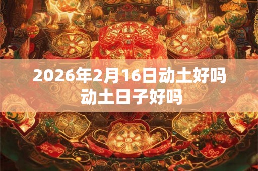 2026年2月16日动土好吗 动土日子好吗 2026年2月16日动土好吗 动土日子好吗
