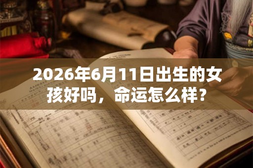 2026年6月11日出生的女孩好吗，命运怎么样？