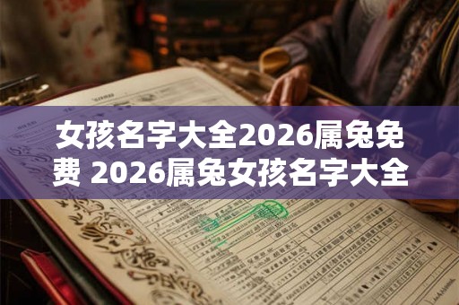 女孩名字大全2026属兔免费 2026属兔女孩名字大全免费