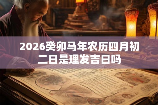 2026癸卯马年农历四月初二日是理发吉日吗