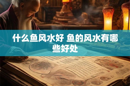 什么鱼风水好 鱼的风水有哪些好处