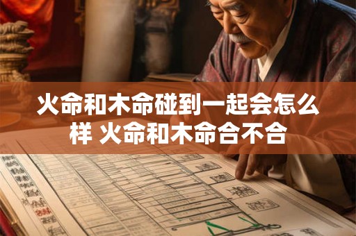 火命和木命碰到一起会怎么样 火命和木命合不合
