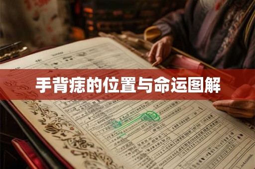 手背痣的位置与命运图解