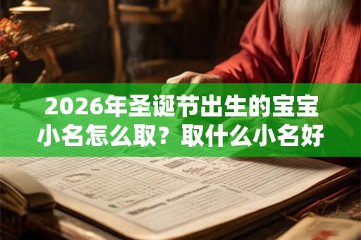 2026年圣诞节出生的宝宝小名怎么取？取什么小名好？