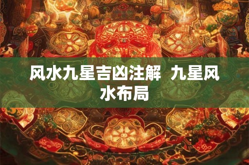 风水九星吉凶注解  九星风水布局