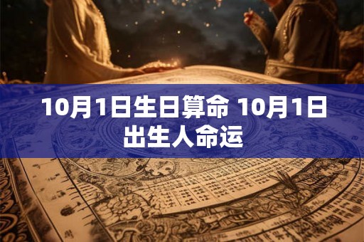 10月1日生日算命 10月1日出生人命运