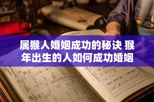 属猴人婚姻成功的秘诀 猴年出生的人如何成功婚姻