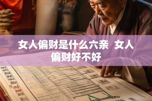 女人偏财是什么六亲  女人偏财好不好