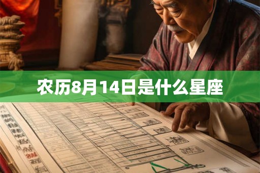 农历8月14日是什么星座 农历8月14日是什么星座