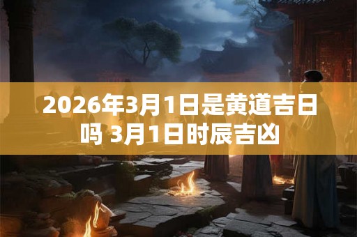 2026年3月1日是黄道吉日吗 3月1日时辰吉凶