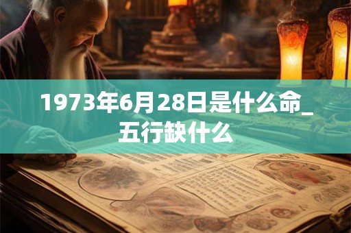 1973年6月28日是什么命_五行缺什么