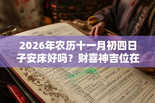 2026年农历十一月初四日子安床好吗?财喜神吉位在哪? 2026年农历十一月初四日子安床好吗?财喜神吉位在哪?