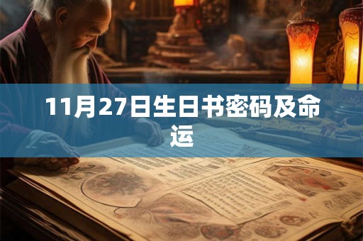 11月27日生日书密码及命运