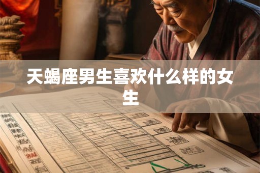天蝎座男生喜欢什么样的女生