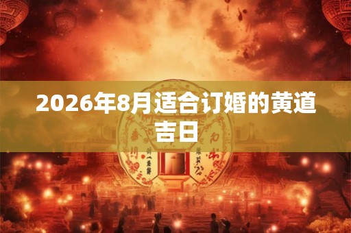 2026年8月适合订婚的黄道吉日