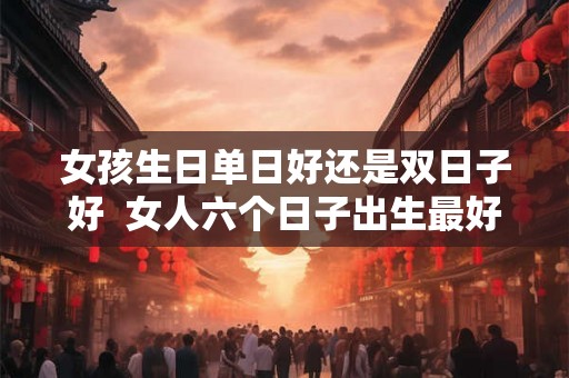 女孩生日单日好还是双日子好  女人六个日子出生最好