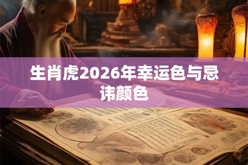 生肖虎2026年幸运色与忌讳颜色