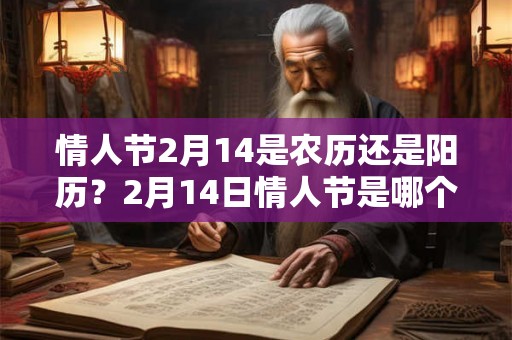 情人节2月14是农历还是阳历？2月14日情人节是哪个国家的？
