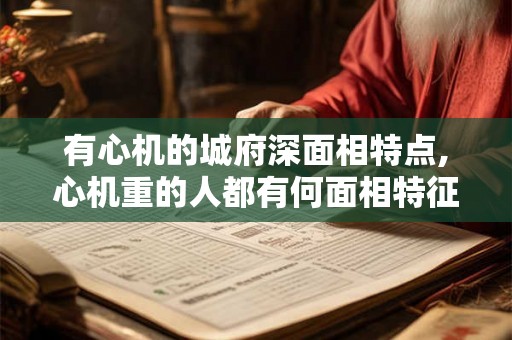 有心机的城府深面相特点,心机重的人都有何面相特征