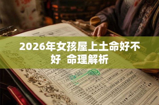 2026年女孩屋上土命好不好  命理解析