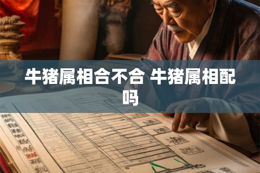 牛猪属相合不合 牛猪属相配吗
