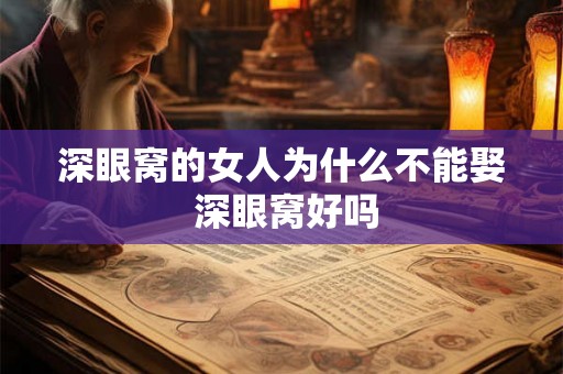 深眼窝的女人为什么不能娶 深眼窝好吗