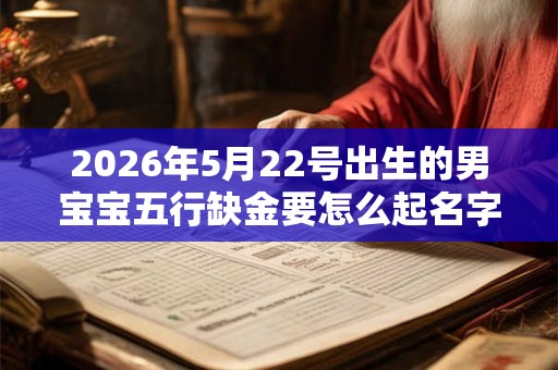 2026年5月22号出生的男宝宝五行缺金要怎么起名字 2026年5月22号出生的男宝宝五行缺金要怎么起名字