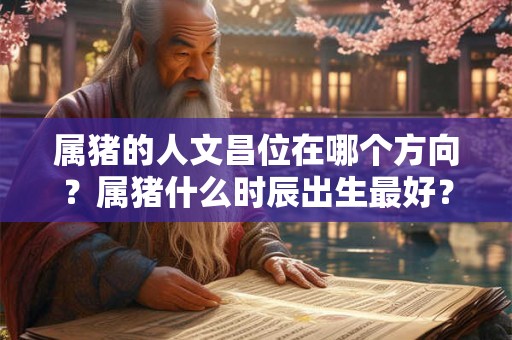属猪的人文昌位在哪个方向？属猪什么时辰出生最好？