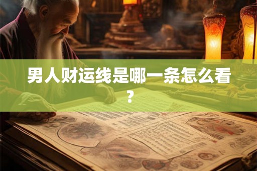 男人财运线是哪一条怎么看？