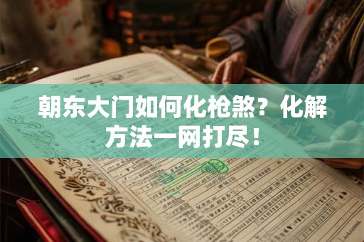 朝东大门如何化枪煞？化解方法一网打尽！