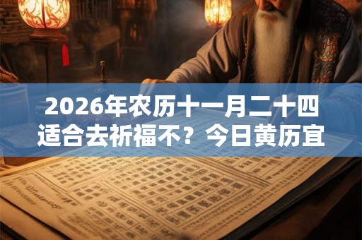 2026年农历十一月二十四适合去祈福不？今日黄历宜祈福吗