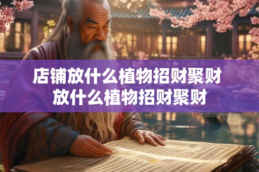 店铺放什么植物招财聚财 放什么植物招财聚财