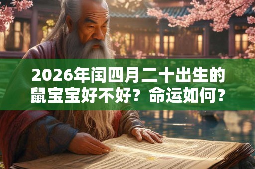 2026年闰四月二十出生的鼠宝宝好不好?命运如何? 2026年闰四月二十出生的鼠宝宝好不好?命运如何?