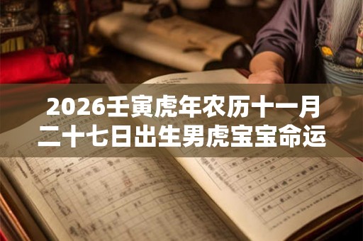 2026壬寅虎年农历十一月二十七日出生男虎宝宝命运如何？
