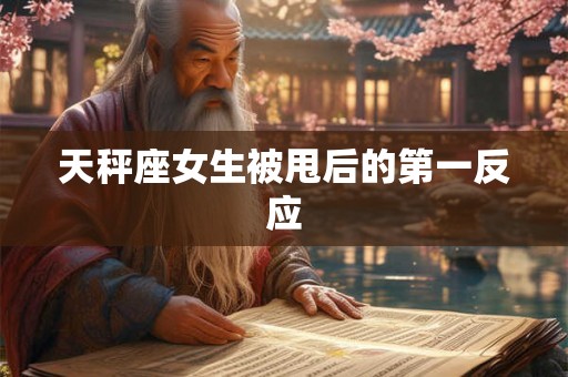 天秤座女生被甩后的第一反应 天秤座女生被甩后的第一反应