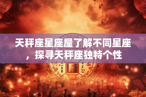 天秤座星座屋了解不同星座，探寻天秤座独特个性