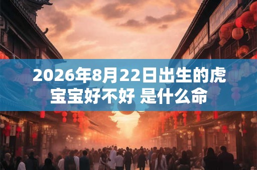 2026年8月22日出生的虎宝宝好不好 是什么命 2026年8月22日出生的虎宝宝好不好 是什么命