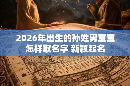 2026年出生的孙姓男宝宝怎样取名字 新颖起名