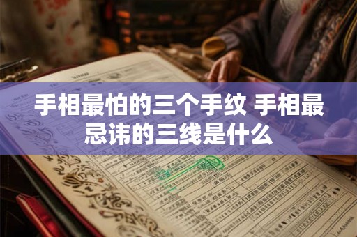 手相最怕的三个手纹 手相最忌讳的三线是什么