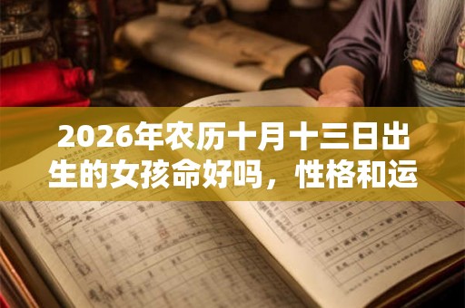 2026年农历十月十三日出生的女孩命好吗,性格和运势如何? 2026年农历十月十三日出生的女孩命好吗,性格和运势如何?