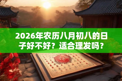 2026年农历八月初八的日子好不好？适合理发吗？