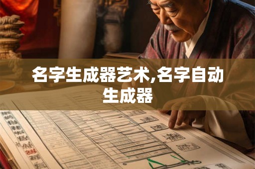 名字生成器艺术,名字自动生成器