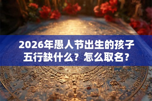 2026年愚人节出生的孩子五行缺什么？怎么取名？