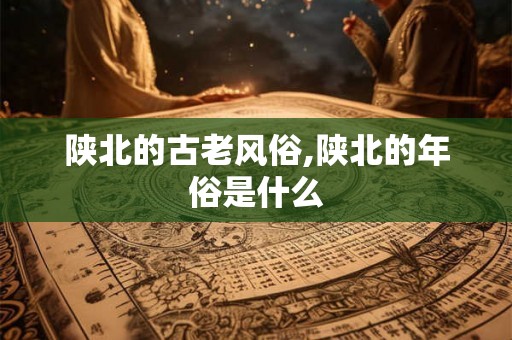 陕北的古老风俗,陕北的年俗是什么