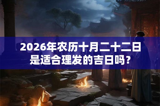 2026年农历十月二十二日是适合理发的吉日吗？