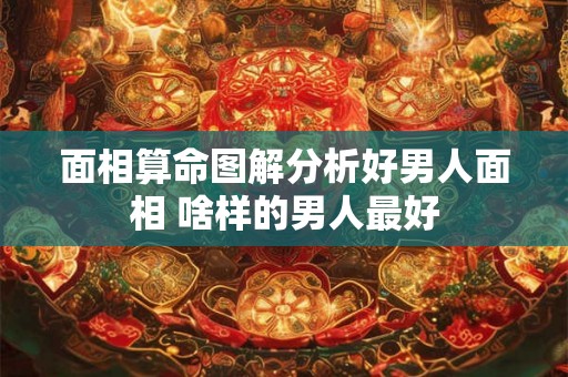 面相算命图解分析好男人面相 啥样的男人最好